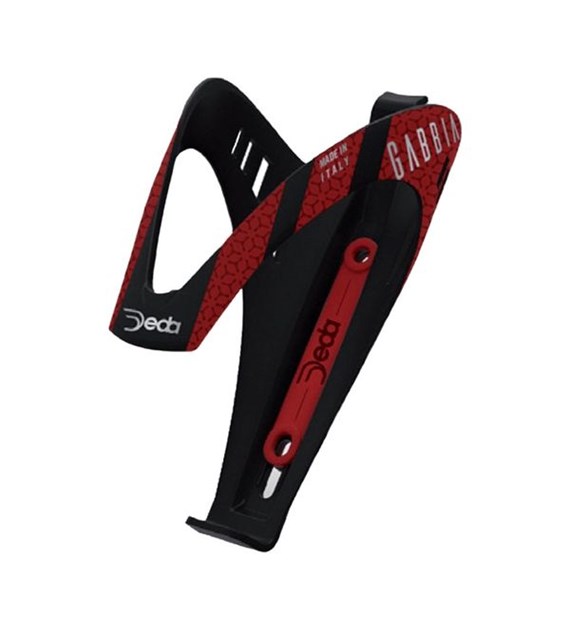 Koszyk na bidon Deda czarno-czerwony