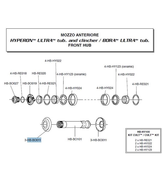 Campagnolo  dekiel przeciwkurzowy do piast HYPERON/BORA