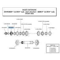 Campagnolo nakrętka kontrująca piasty tył HYPERON/BORA