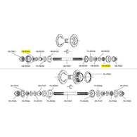 Campagnolo nakrętka kontrująca do konusa p. piasty GHILBI/PISTA