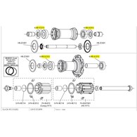 Campagnolo łożysko piasty BULLET/KHAMSIN/SCIROCCO/VENTO