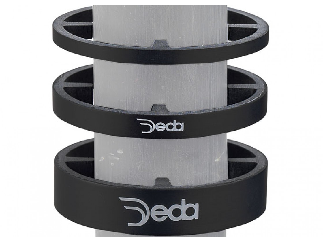 Deda podkładki dystansowe ALLOY 46mm HSS, BLACK MATT 1x3 1x5 1x10