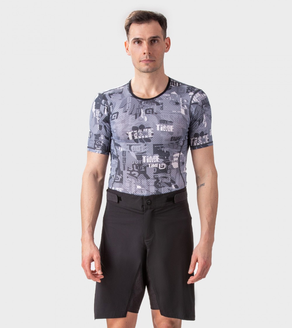 Ale Overland Spodenki Rowerowe Czarne Xl