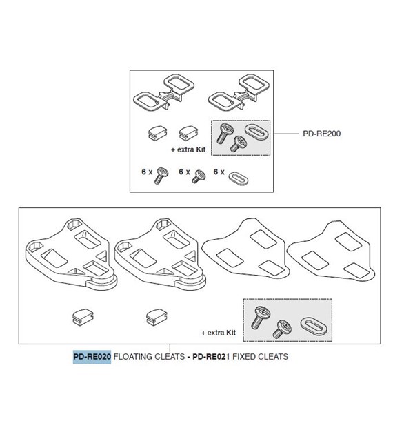 Campagnolo bloki do pedałów luz 4,5* PRO-FIT