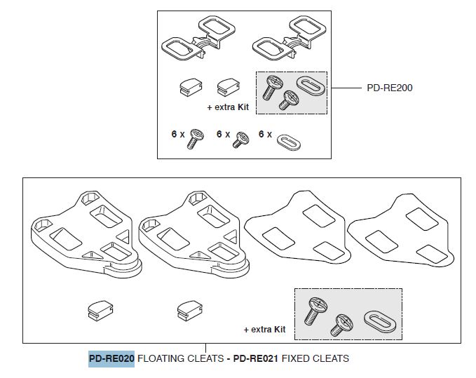 Campagnolo bloki do pedałów luz 4,5* PRO-FIT