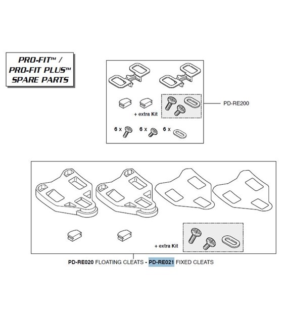 Campagnolo bloki do pedałów bez luzu PRO-FIT