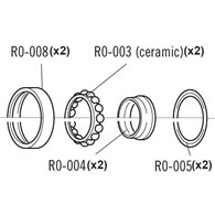 Fulcrum stożek(konus) piasty Racing Zero przód po 2015r