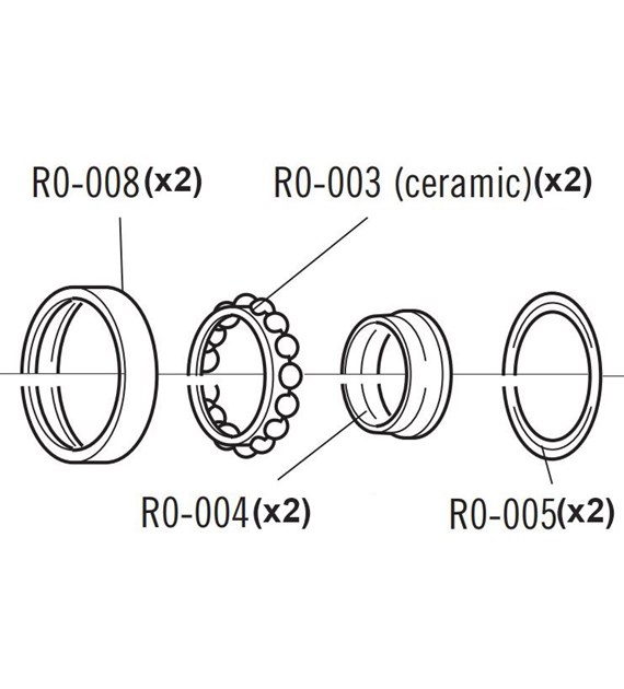 Fulcrum stożek(konus) piasty Racing Zero przód po 2015r