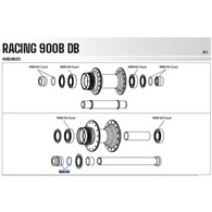 Fulcrum adapter koła tył Rapid Red 900-lewa strona