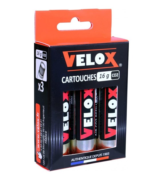 Velox naboje CO2 16gr (3szt)