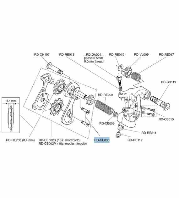 Campagnolo śruby mocujące kółka przerzutki tył CENTAUR/VELOCE/MIRAGE/XENON/RACE TRIPLE