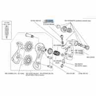 Campagnolo śrub baryłkowa tyl. przerzutki RD-DA004 ATHENA/VELOCE