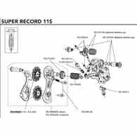 Campagnolo kółka do przerzutki 11s 8.4mm SUPER RECORD