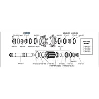 Fulcrum stożek piast Red Metal1 / Red Metal3
