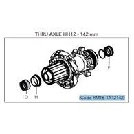 Fulcrum przejściówka do piast 12mm z QR na 142mm