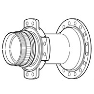 Fulcrum korpus piasty tył RM5 AFS