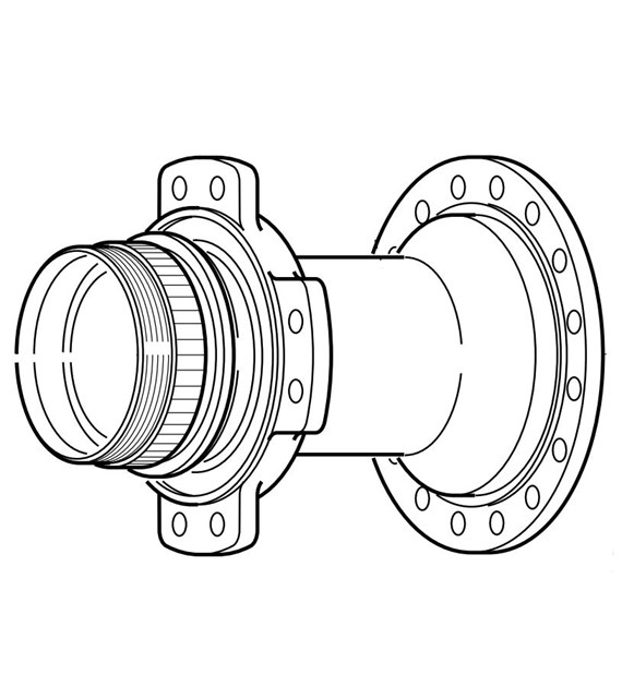 Fulcrum korpus piasty tył RM5 AFS