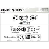 Fulcrum oś przedniego koła BOOST