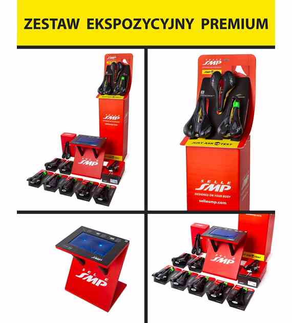 SMP Zestaw Premium (12 siodeł + krzesełko+ ekspozytor)