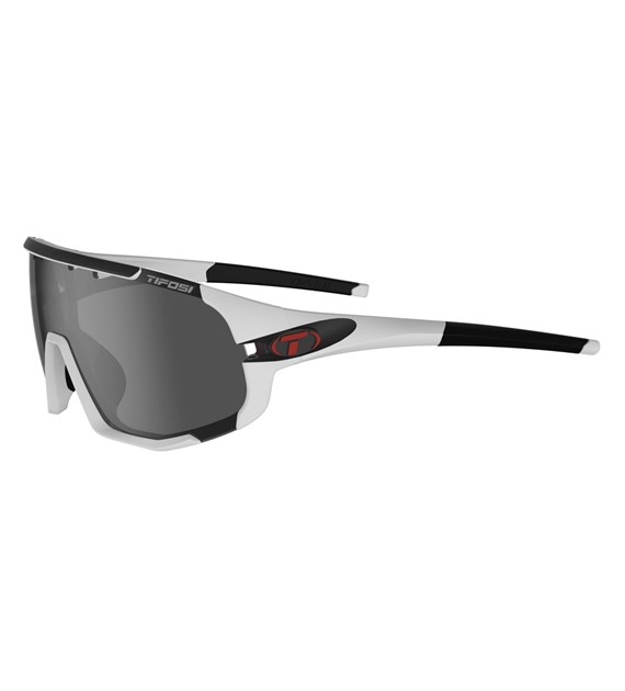 Okulary TIFOSI SLEDGE matte white (3szkła Smoke, AC Red, Clear) (NEW)
