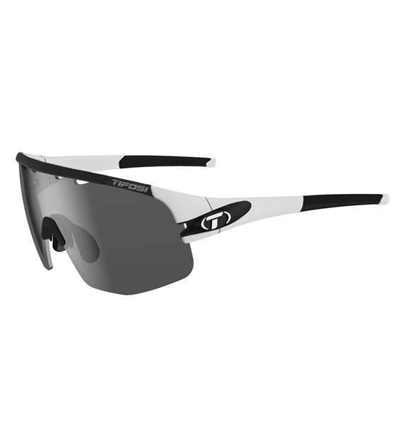Okulary TIFOSI SLEDGE LITE matte white (3szkła Smoke, AC Red, Clear) (NEW)