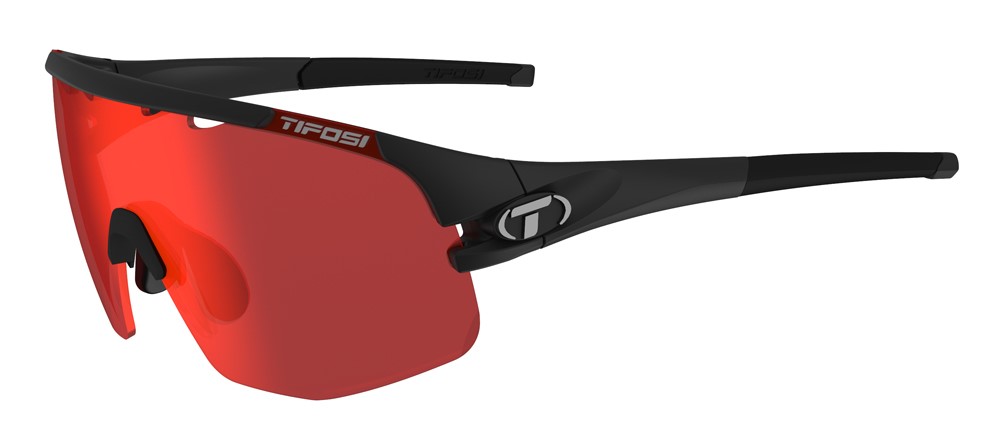 Okulary TIFOSI SLEDGE LITE FOTOTEC matte black (1szkło Clarion Red FOTOCHROM 74%-14% transmisja światła) (NEW)