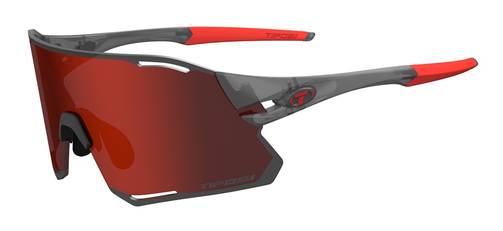 Okulary TIFOSI RAIL RACE CLARION satin vapor (2szkła Clarion Red 14,7% transmisja światła, 95,6% Clear) (LIMITED EDITION) (NEW)