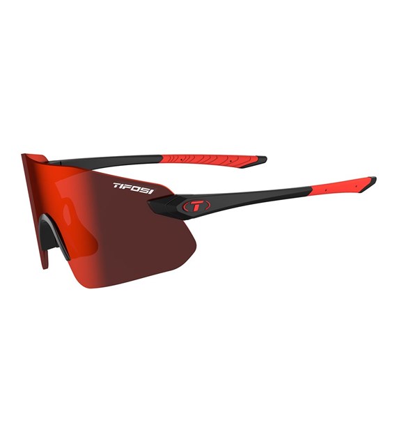 Okulary TIFOSI VOGEL SL matte black (1szkło Smoke Red 15,4% transmisja światła) (NEW)