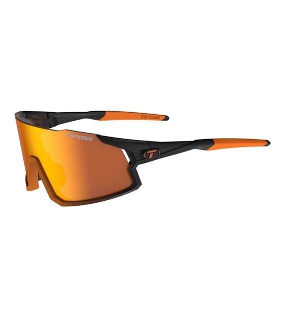 Okulary TIFOSI STASH CLARION black orange fade (3 szkła Clarion Orange 13%, AC Red 39%, Clear 90% transmisji światła) (NEW)