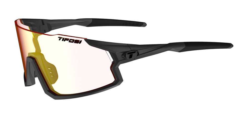 Okulary TIFOSI STASH CLARION FOTOTEC matte gunmetal (1szkło Clarion Red FOTOCHROM 74%-14% transmisja światła)