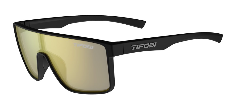 Okulary TIFOSI SANCTUM matte black (1 szkło Smoke Yellow Mirror 13% transmisji światła) (NEW)