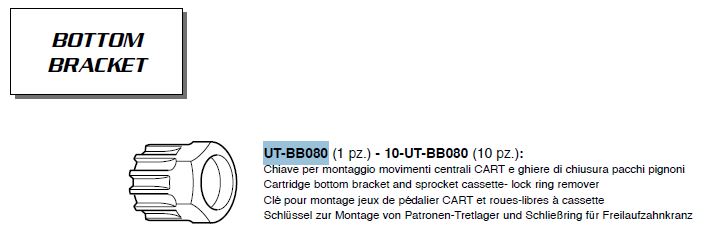 Campagnolo klucz do kaset i wkładów suportu