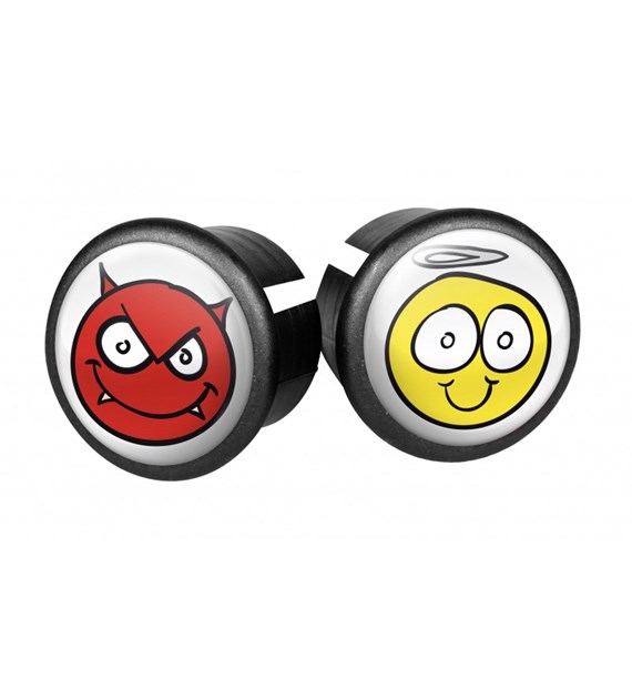 Velox zatyczki do kierownicy anioł i diabeł - para