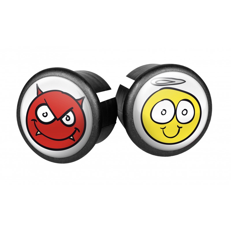 Velox zatyczki do kierownicy anioł i diabeł - para