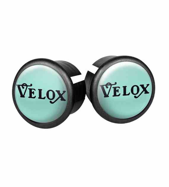 Velox zatyczki do kierownicy Bianchi - para