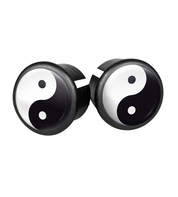 Velox zatyczki do kierownicy Yin i Yang - para