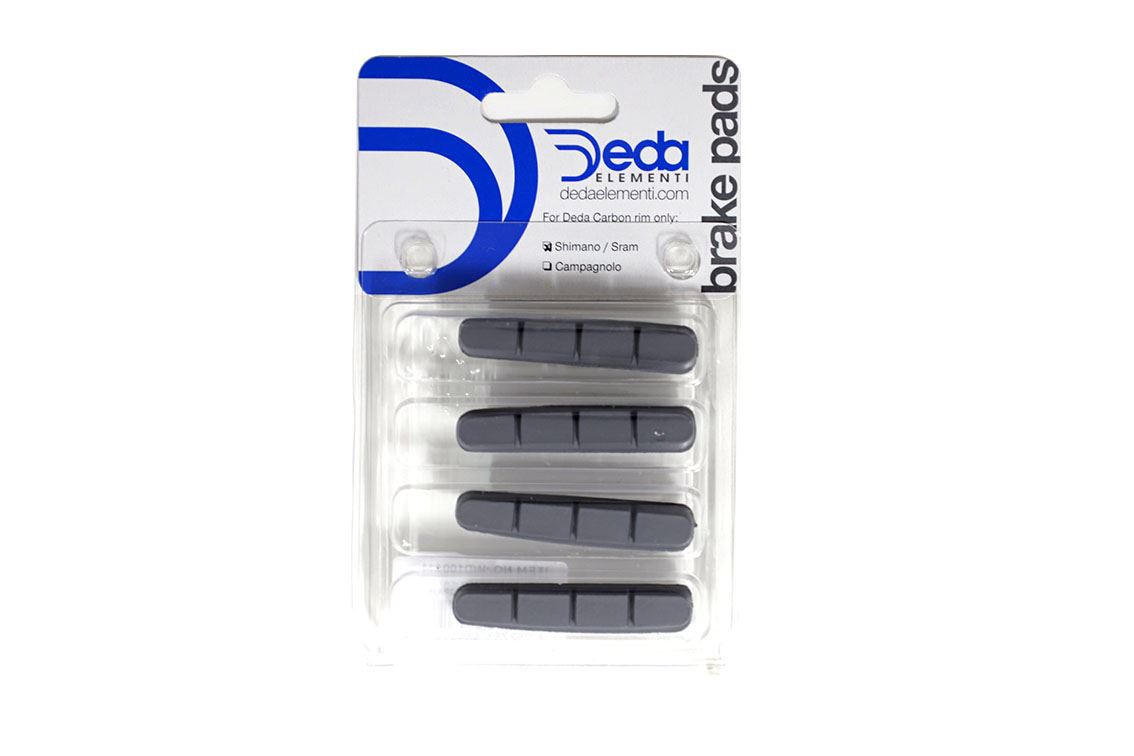 Klocki hamulcowe do kół karbonowych DEDA - szare (shimano)