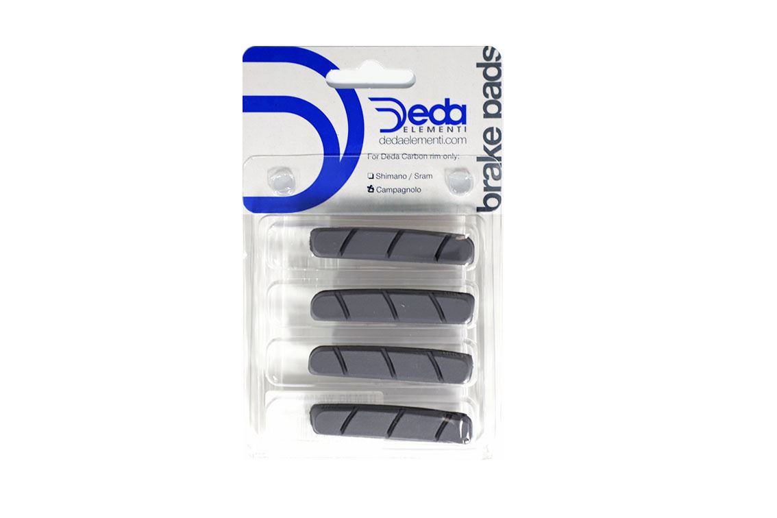Klocki hamulcowe do kół karbonowych DEDA - szare ( Campagnolo )