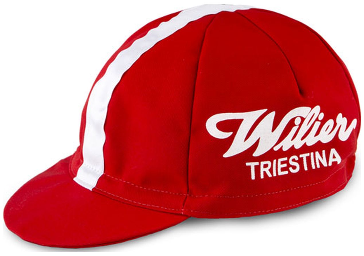 Czapka pod kask Wilier VINTAGE czerwona