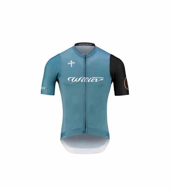 Wilier krótka koszulka Maglia Cycling Club Uomo Blue Avio rozm.M