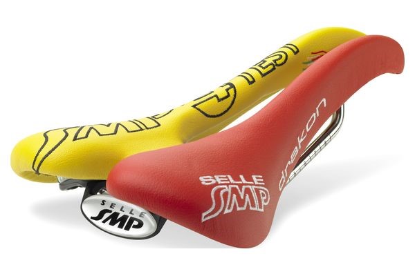 Siodło SMP DRAKON red/yellow - TEST