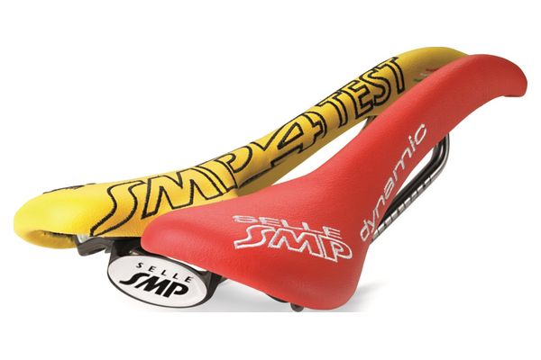 Siodło SMP DYNAMIC red/yellow - TEST