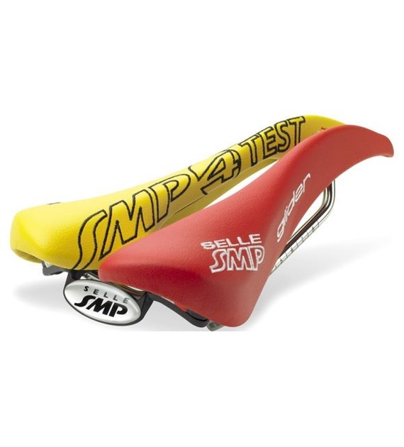 Siodło SMP GLIDER red/yellow - TEST