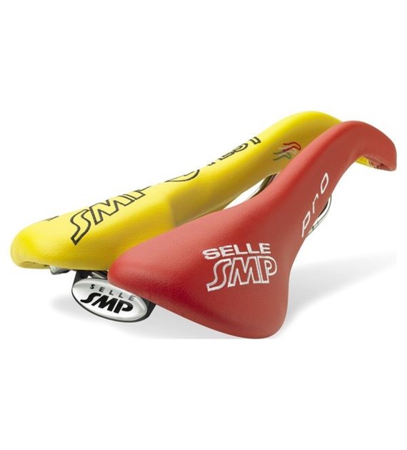 Siodło SMP PRO red/yellow - TEST