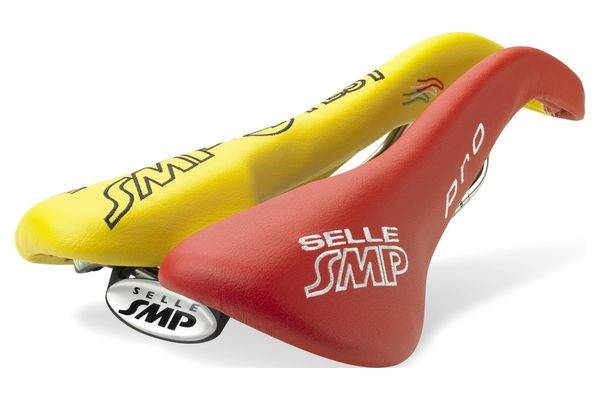 Siodło SMP PRO red/yellow - TEST