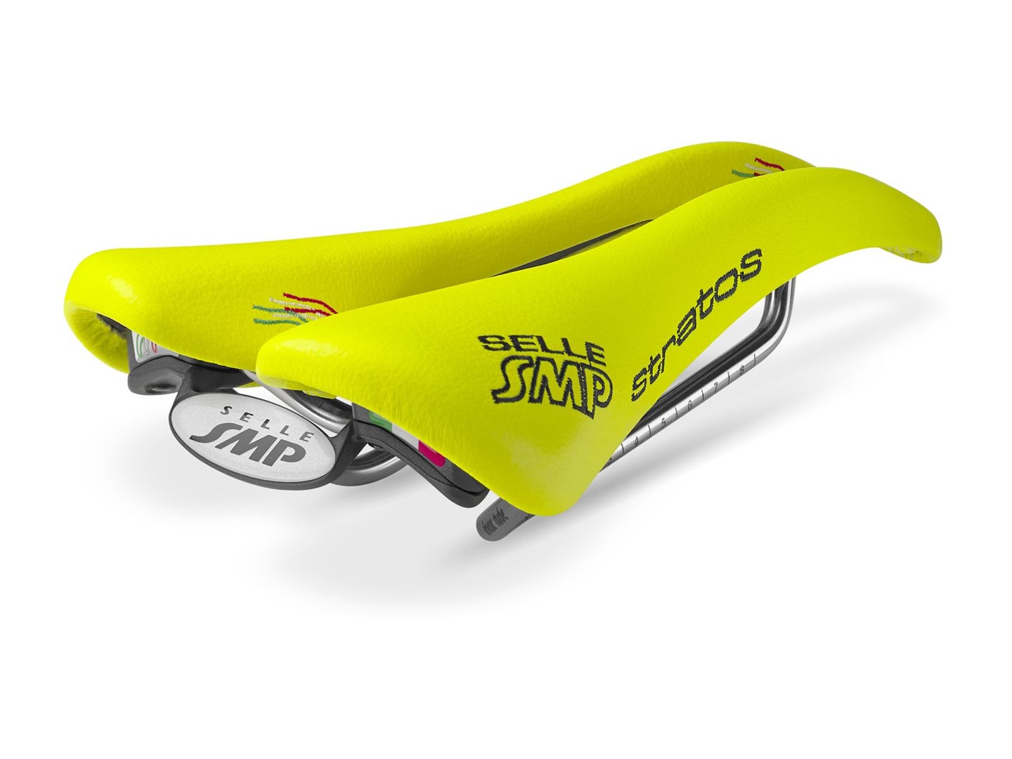 Siodło SMP STRATOS yellow fluo