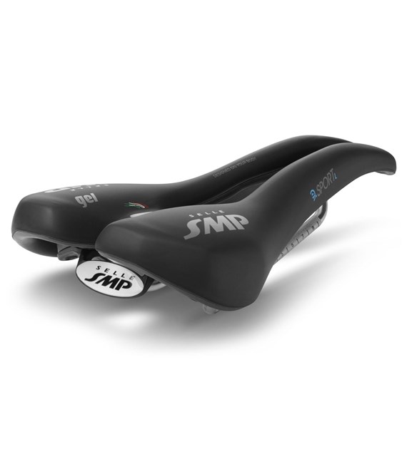 Siodło SMP E-SPORT LARGE GEL TEST red/yellow