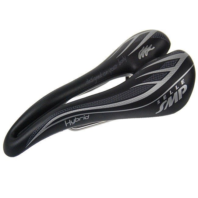 Siodło SMP HYBRID red/yellow - TEST