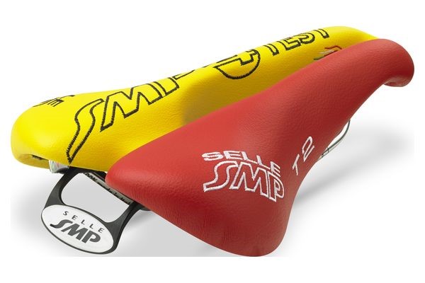 Siodło SMP TRIATHLON T2 red/yellow - TEST