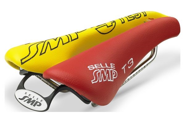 Siodło SMP TRIATHLON T3 red/yellow - TEST